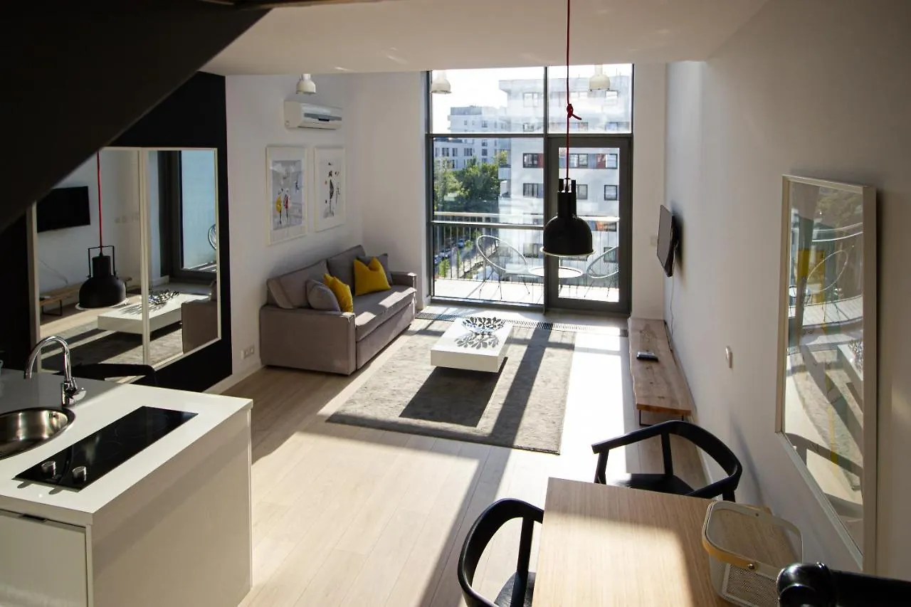 Qbik Loft Modern Apartment Warsaw Poland