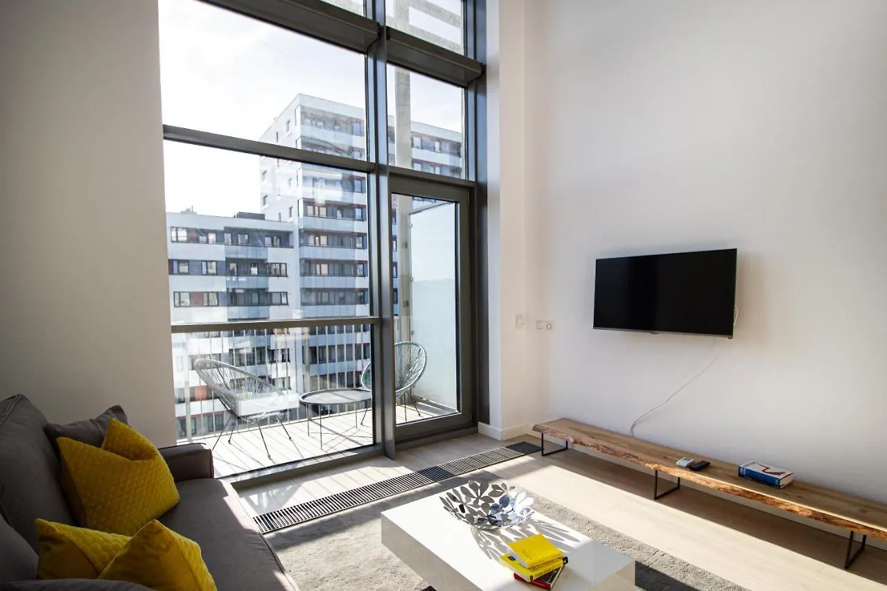 Qbik Loft Modern Apartment Warsaw Poland